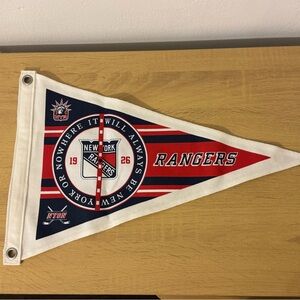 New York or Nowhere x New York Rangers Pennant